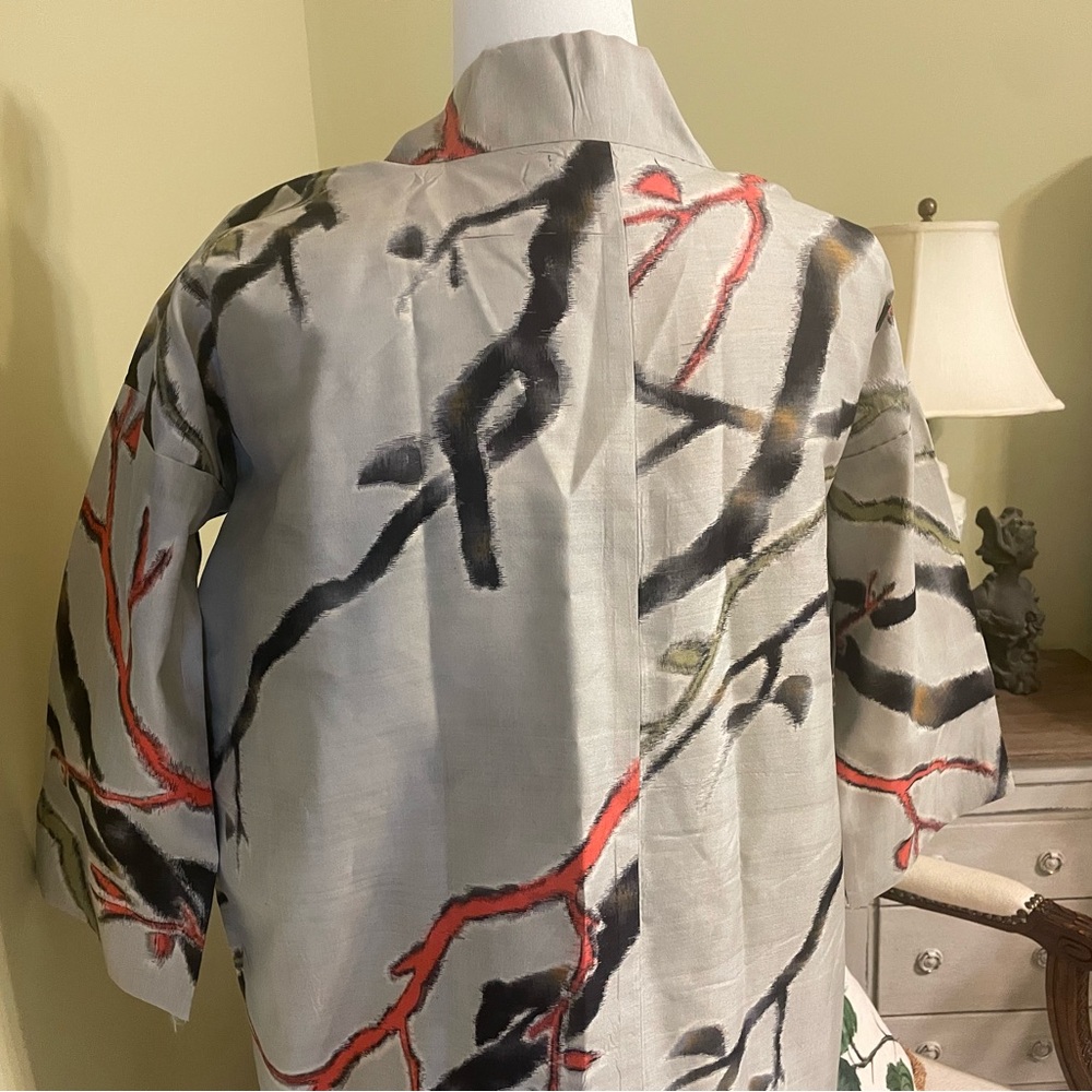 Abstract Patterned Kimono Jacket - image 2